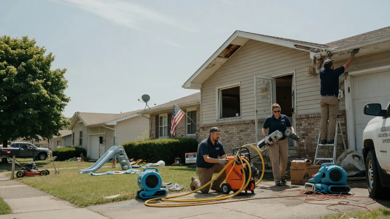 Water Damage Restoration in Fisher, IL near me